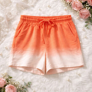 Ombré Orange Shorts Size XLarge Zenana NWOT